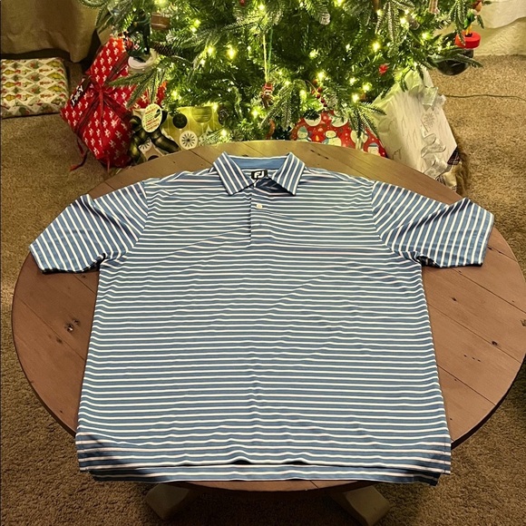 FootJoy Other - Men's FootJoy Blue Striped Polo Shirt​​